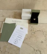 Collier pendentif Van Cleef & Arpels Vintage Alhambra en or jaune 18 carats et diamants – Image 5