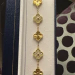 Van Cleef & Arpels Vintage Alhambra 5 motifs Or jaune 750/1000 Diamant