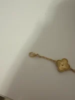 Van Cleef & Arpels Vintage Alhambra 5 motifs Or jaune 750/1000 Diamant – Image 5