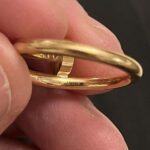 Cartier Juste Un Clou Taille 16 Or jaune 18 carats Taille 16 Petit modèle – Image 7