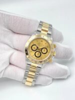 Rolex Daytona Chronographe 16523 40 mm Cadran Champagne Inversé 6 Zenith Bicolore – Image 13