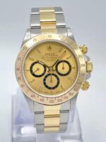 Rolex Daytona Chronographe 16523 40 mm Cadran Champagne Inversé 6 Zenith Bicolore – Image 4
