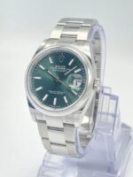 Rolex Datejust 126200 36 mm Cadran vert menthe Papiers Oyster 2024 Autocollant – Image 4