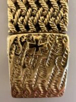 Montre manuelle Vacheron Constantin Genève Vintage en or jaune 18 carats pour femme, 22 mm – Image 3