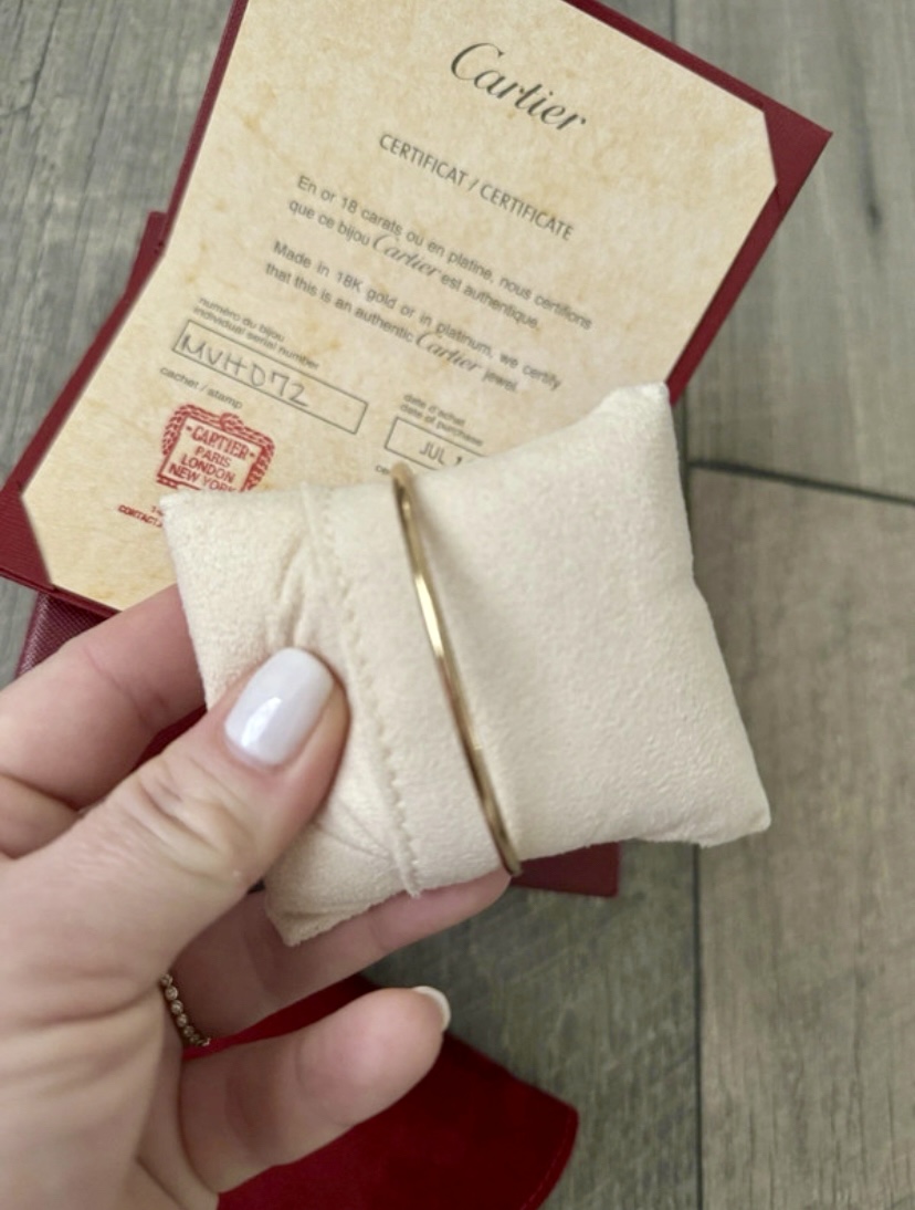 IMG_1995.jpg Cartier Juste un Clou Or jaune 750/1000 Taille 17 (modèle classique) – Image 1
